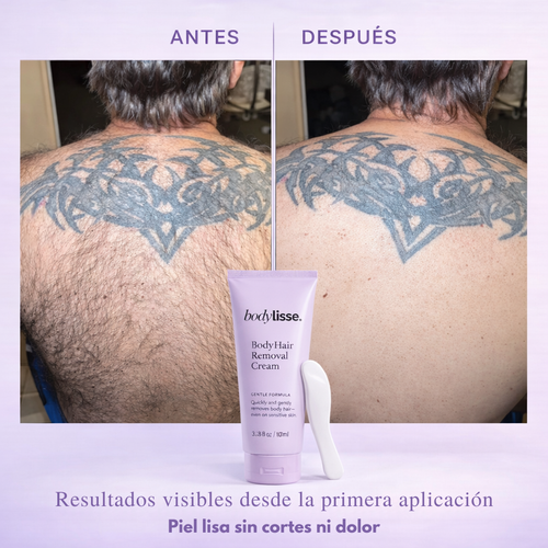 BodyLisse.® Elimina el vello desde la raíz sin cortes ni dolor con nuestra fórmula suave y efectiva.